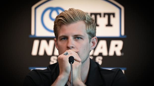 Last year's Indy 500 winner, Marcus Ericsson, wasn't happy with the way this year's race played out, depriving him of a back-to-back triumph. Will he be looking for retribution on the brand new street course race Sunday at Detroit? Photo courtesy IndyCar.